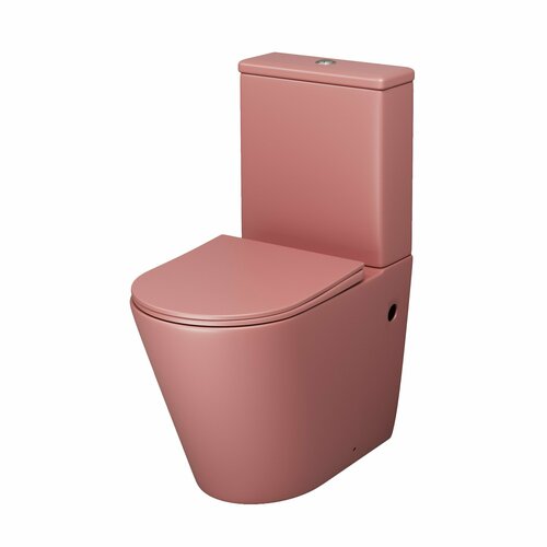 Унитаз напольный с бачком Grossman Color GR-4480PIMS розовый матовый, с крышкой микролифт унитаз напольный с бачком grossman санфаянс gr 4445s 1 белый с крышкой микролифт