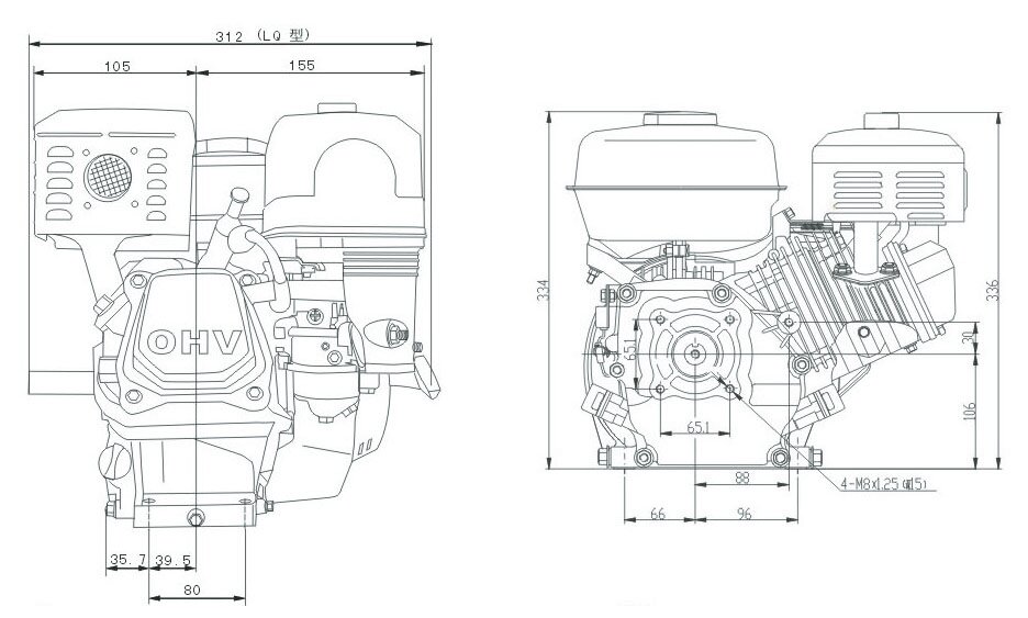 Двигатель LIFAN 8 л с 170F-Т-R (вал d20) АВТ Сцепление с катушкой 12В 3А 36Вт