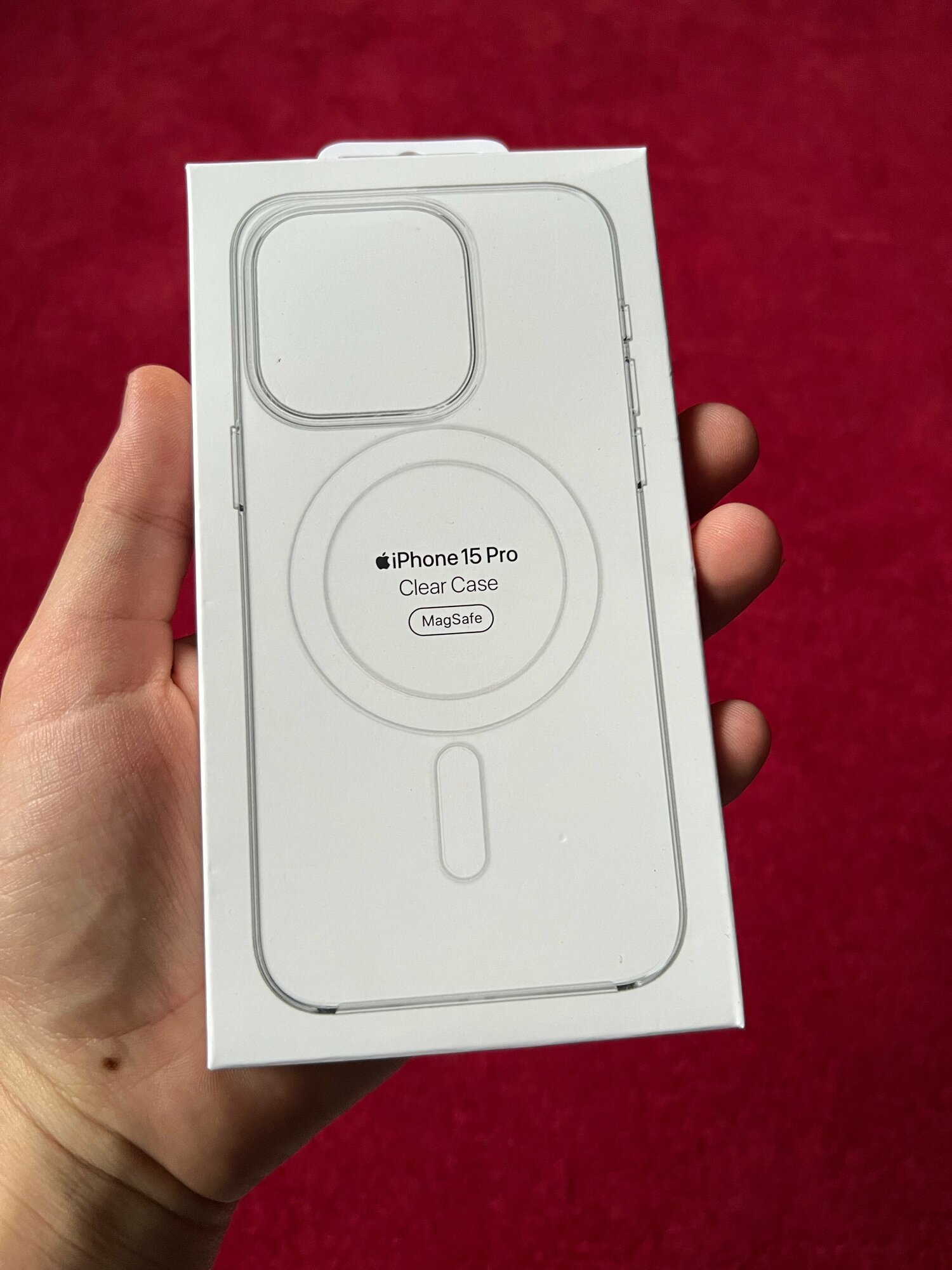 Clear Case для iPhone 15 Pro с MagSafe