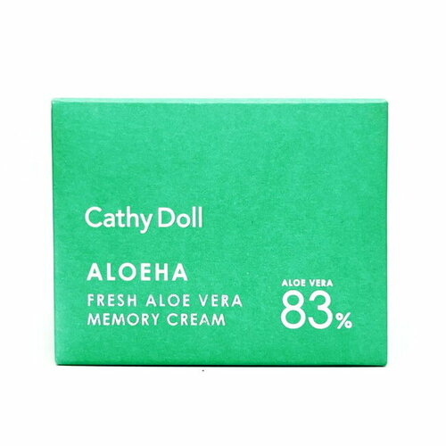 Увлажняющий и освежающий крем для лица с экстрактом Алоэ Вера, Karmart Cathy Doll Aloeha Fresh Aloe Vera Memory Cream 83% 50 гр.