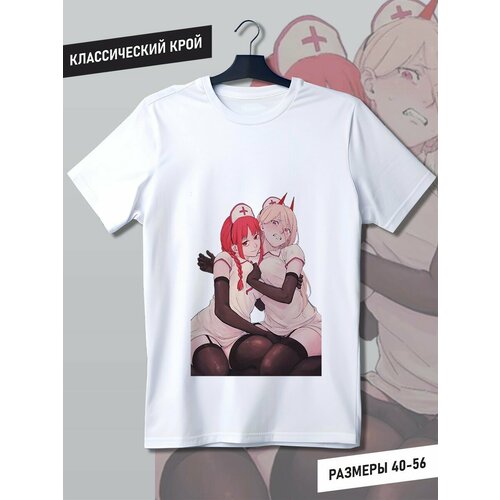 фото Футболка, размер m, белый будь на стиле