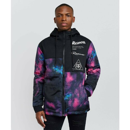 фото Толстовка reason, размер l, мультиколор, фиолетовый