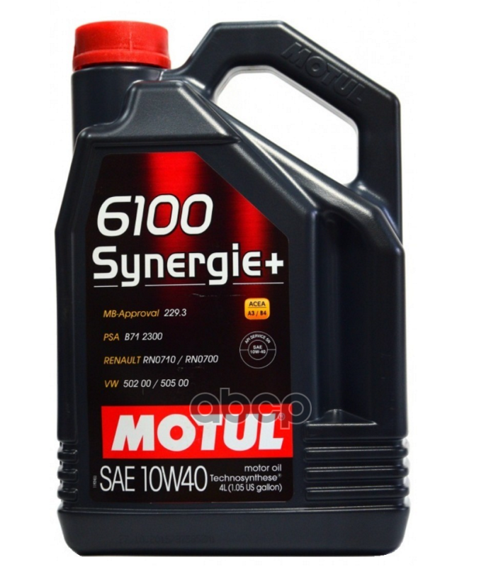 MOTUL Масло Моторное 5W30 Motul 4Л Синтетика 6100 Save-Nergy A5/B5