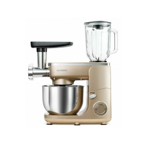 Кухонный комбайн Hyundai планетар вращ 1400Вт золотистый 1463600₽