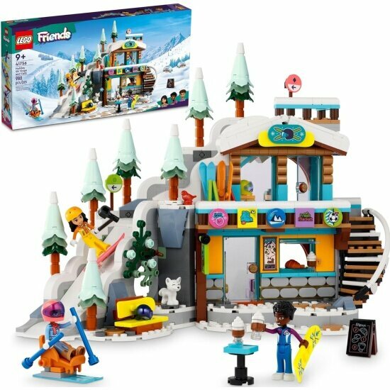 Конструктор Lego ® Friends 41756 Каникулы: Лыжная трасса и кафе