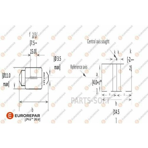 EUROREPAR 1616430780 Лампа накаливания C5W 12V 5W SV8.5-8