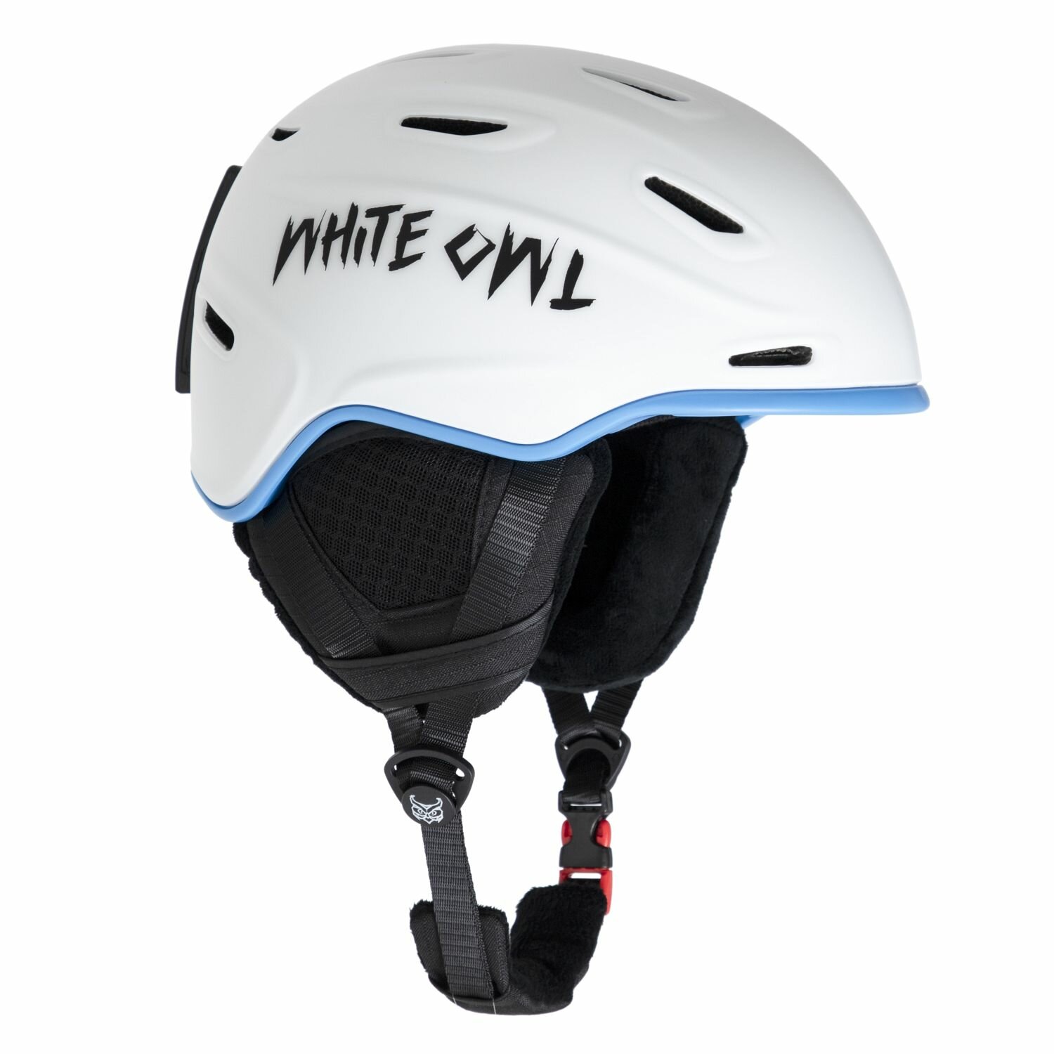 Шлем зимний White Owl HK004 (Шлем зимний White Owl HK004, S (48-53 см), белый с синим)