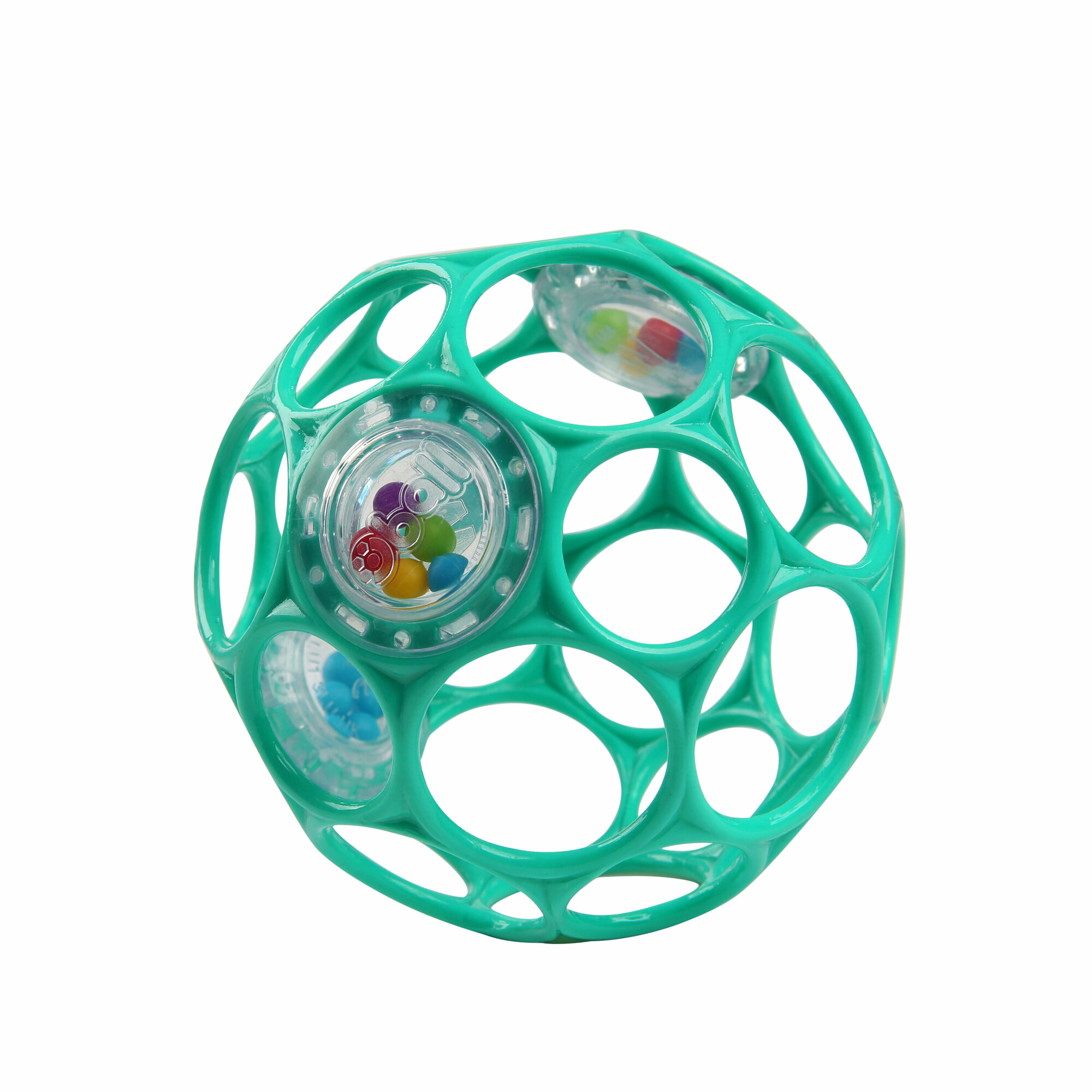 Развивающая игрушка Bright Start, мяч Oball с погремушкой бирюзовый