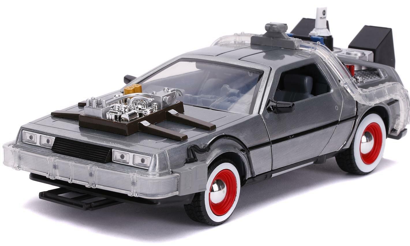 Модель машинки Jada Toys Hollywood Rides: Машина Времени (Time Machine) Назад в Будущее 3 (Back to the Future 3) (32166) 1:24