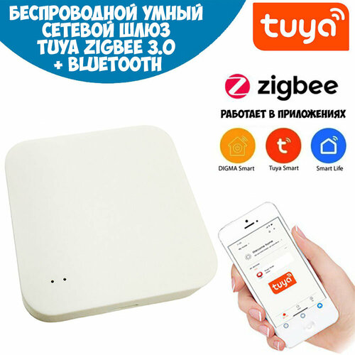 Беспроводной шлюз Gateway для умного дома Tuya ZigBee 3.0