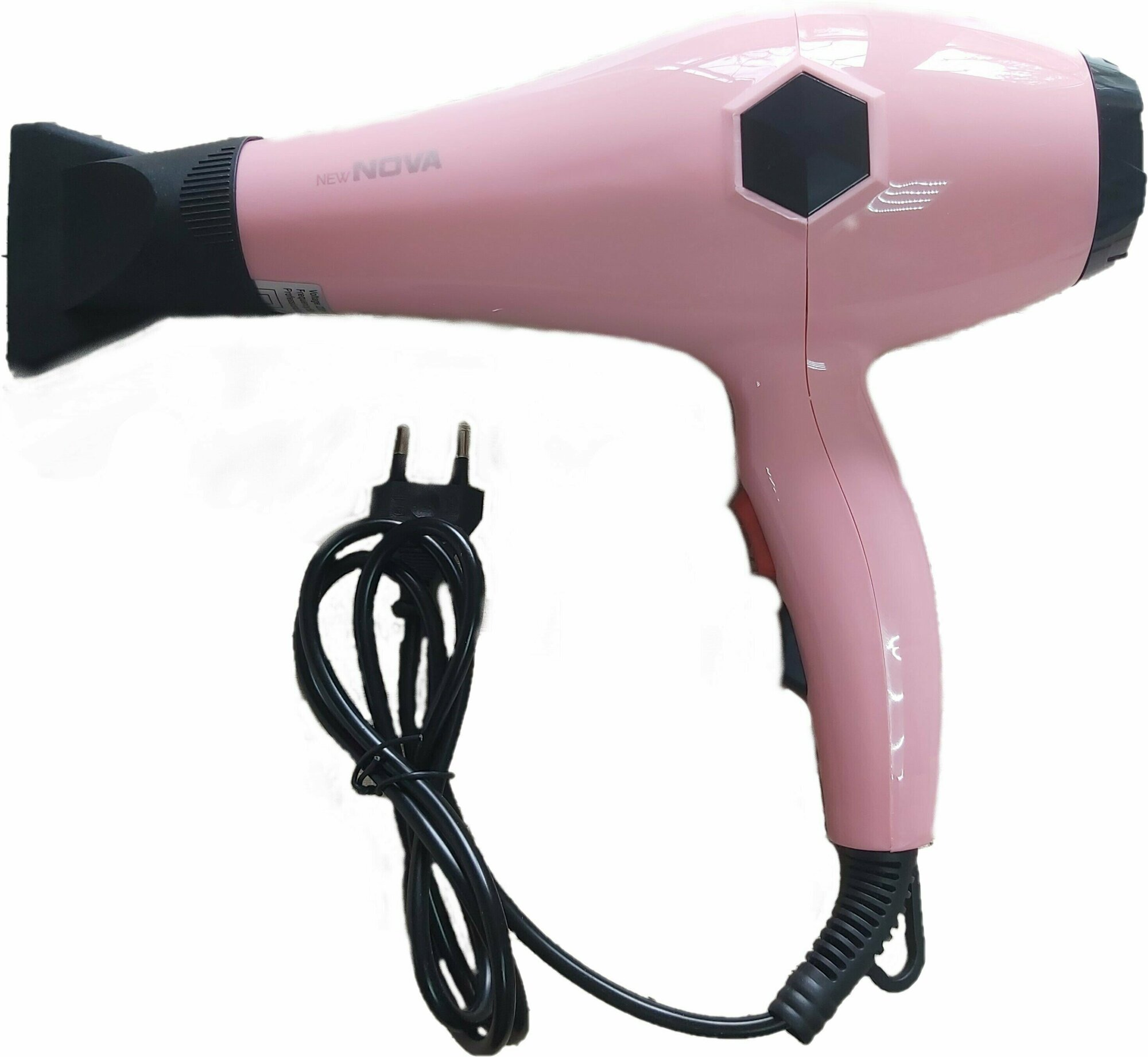 Фен для волос с насадкой диффузор/ NV-9120 светло-розовый