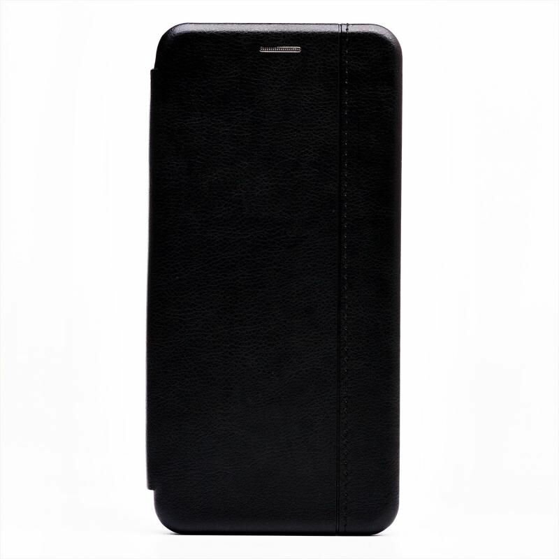 Чехол для Samsung SM-G998B (Galaxy S21 Ultra) флип боковой кожзам №3 <черный>