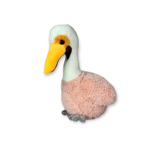 Мягкая игрушка Пеликан розовый 30 см