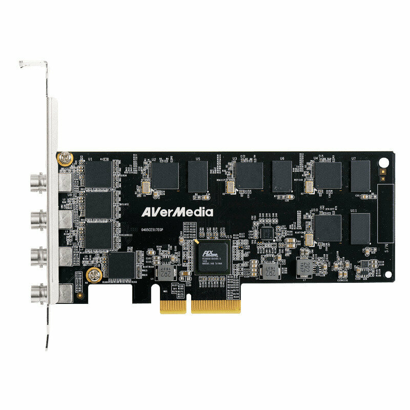 Карта захвата AVerMedia 4-CH SDI Full HD HW H264 PCIe Frame Grabber CL334-SN