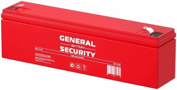 Аккумулятор GS2.3-12 12В 22Ач 178х35х67мм General Security
