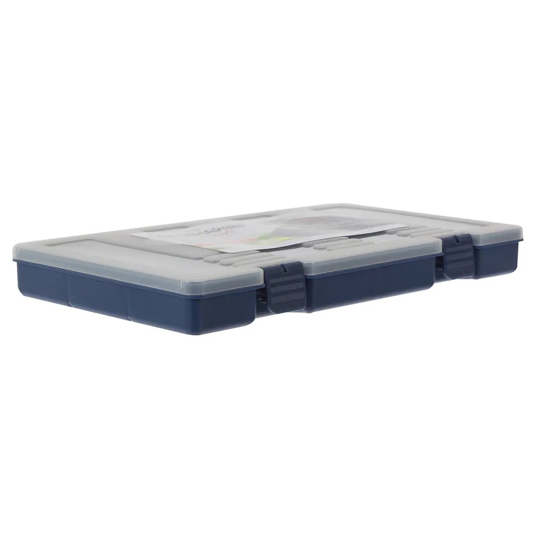 Органайзер для хранения Фолди 31x3.6x19 см пластик цвет синий