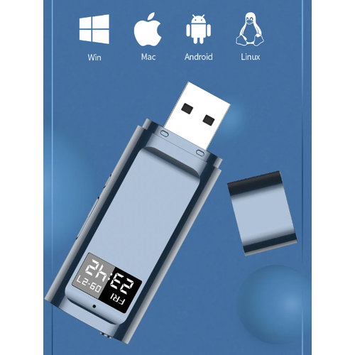 Портативный мини диктофон в виде флешки с дисплеем SVD370 со встроенной памятью 8GB 25 часов работы 120 mAh 299900₽