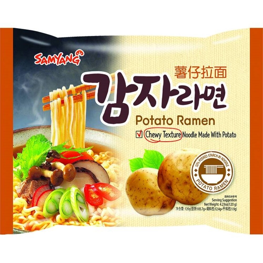 Лапша быстрого приготовления картофельная Samyang Potato Ramen 120 г