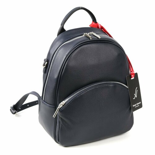 фото Рюкзак sergio valentini, фактура гладкая, синий