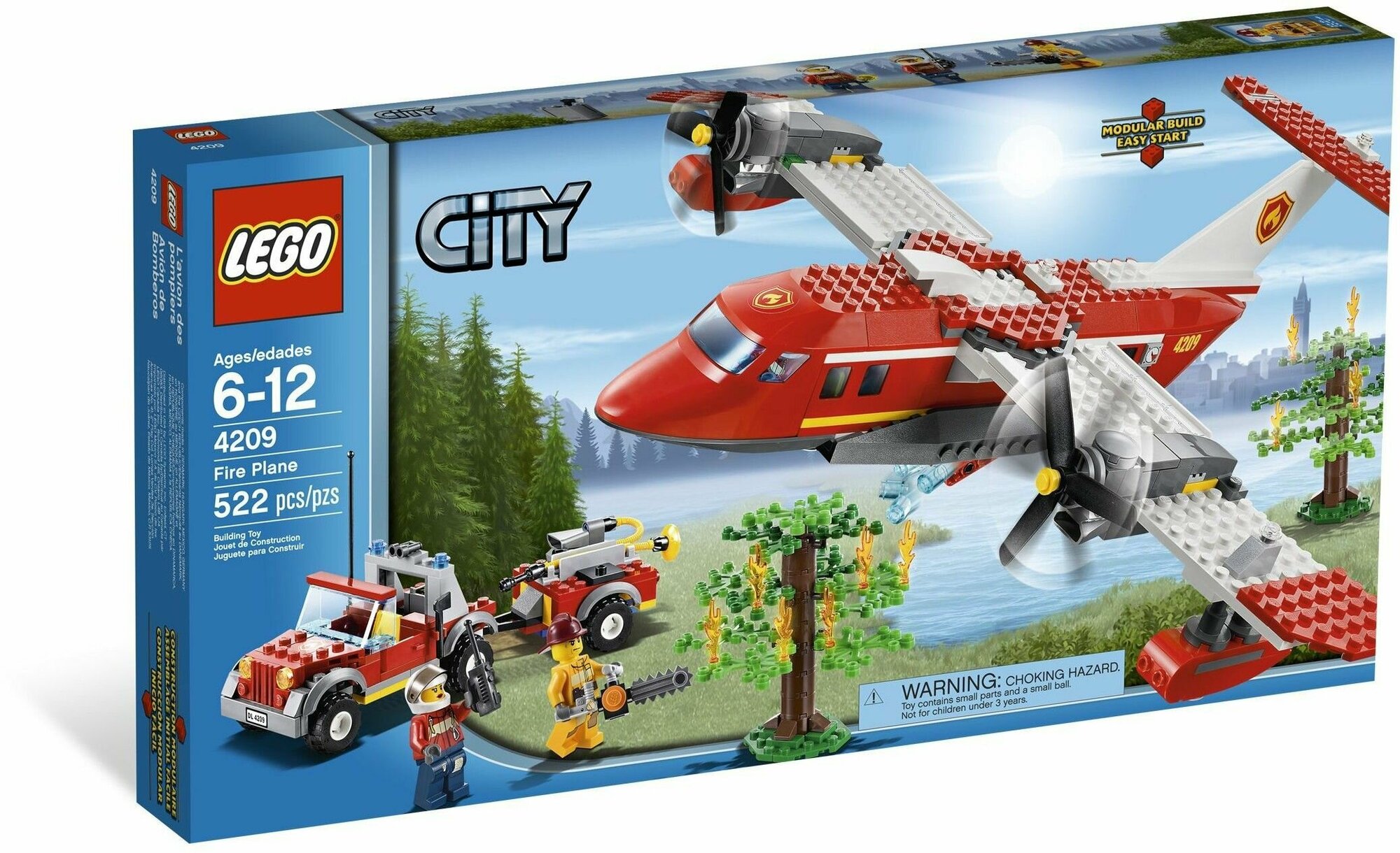 Конструктор LEGO City 4209 Пожарный самолет