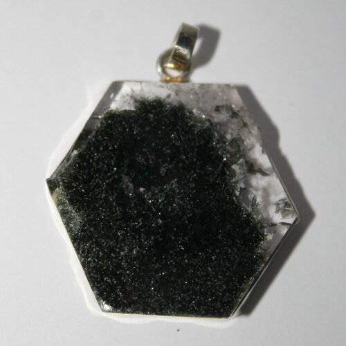 фото Подвеска true stones, кварц, зеленый, черный