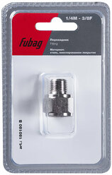 Переходник для компрессора M1/4"хF3/8" наружная и внутренняя резьба FUBAG