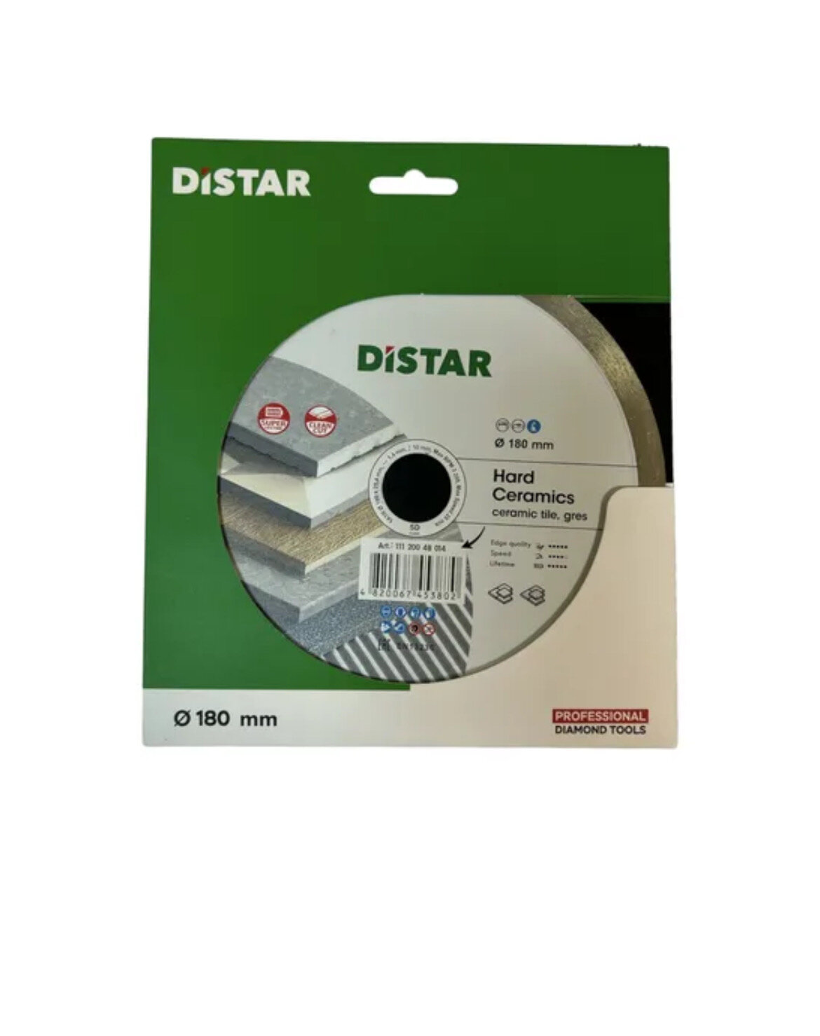 Диск алмазный DISTAR Hard Ceramics 180/1.4/25.4 (новый образец)