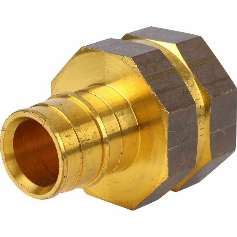 фото Штуцер Q&E латунный с внутренней резьбой, Uponor PE-Xa (Wirsbo)