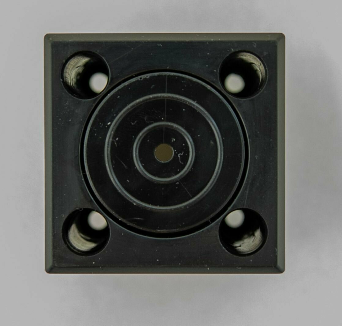 Опора мебельная черная матовая 50 мм, комп. 4 шт - фотография № 3