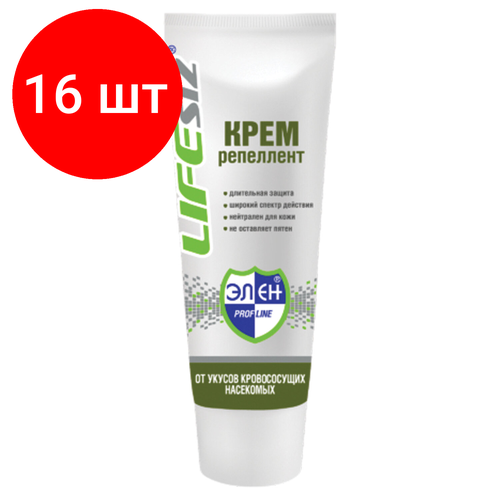 Комплект 16 шт, Крем для кожи защитный 100 мл, элен, от комаров и кровососущих насекомых