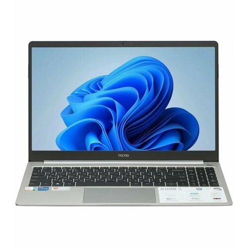 Ноутбук Tecno MegaBook-T1 i5 16/512G (WIN i5-12450H 15.6) Silver (T1I5-12. W15. SL)