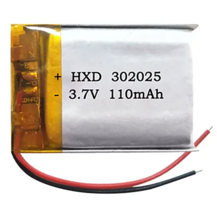 Аккумулятор (батарея) 302025 110mAh 3,7v (25х20х3 мм)