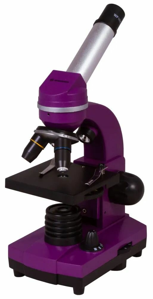 Микроскоп Bresser Junior Biolux SEL 40-1600x, фиолетовый
