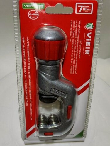 Изображение товара Труборез ручной для труб из нержавеющей стали 4 до 32 мм vieir ver826