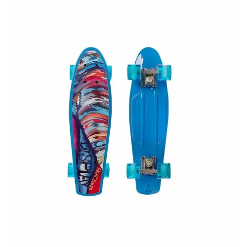 Пенниборд BlackAqua граффити ABEC-7 56х14cм 2390₽