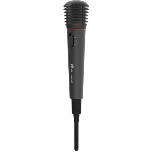 RITMIX RWM-100 black 100 Гц - 10000 Гц 600 Ом -72 Дб 85 дБ КНИ - 02 максимальная девиация 30 КГц переключатель вклвыкл 3 2070₽