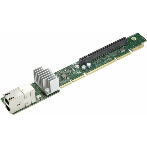 AOC-URG4N4-I2XT-O Network Ports: 2, Speed: 10GbE, Connectors: 2x RJ45, PCI-E slot: 1x PCI-E 4.0 x16