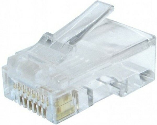 Gembird Вилка RJ-45 (8P8C) универсальная кат.6, контакты 30 микрон (100 шт.) (LC-8P8C-002)