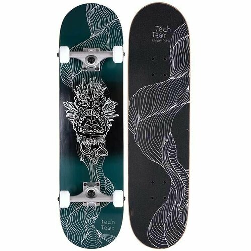 Скейтборд Under Sea темный, зеленый