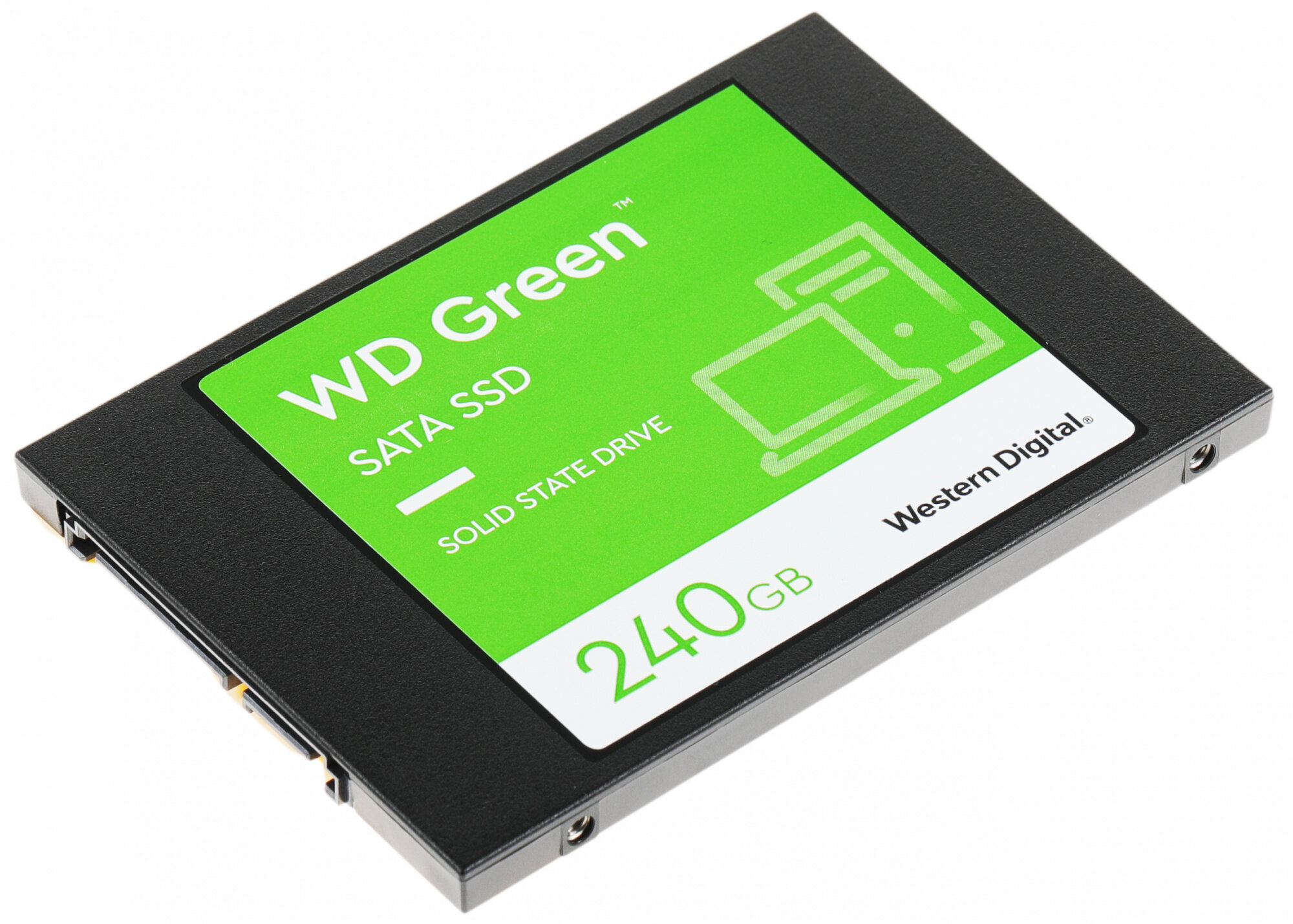 Накопитель SSD 2.5'' Western Digital WD Green 240GB SATA 6Gb/s SLC 545MB/s MTTF 1M 7nm - фото №7