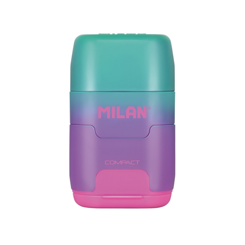 Milan Ластик-точилка Milan COMPACT SUNSET ластик из синт каучука фиол-розовый карандаш механический milan compact sunset 0 7мм корп в асс 1