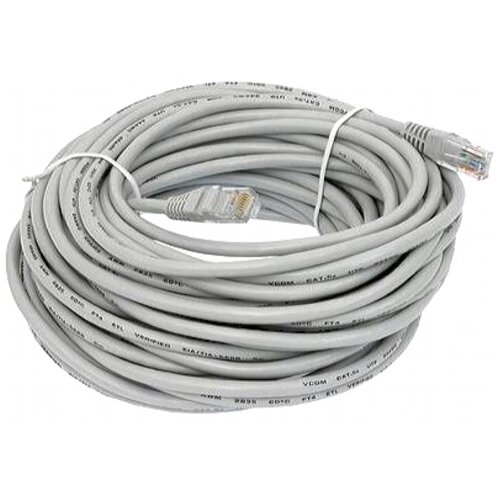 Патч-корд UTP CAT5e 30м Cablexpert PP12-30M RJ-45 кабель - серый