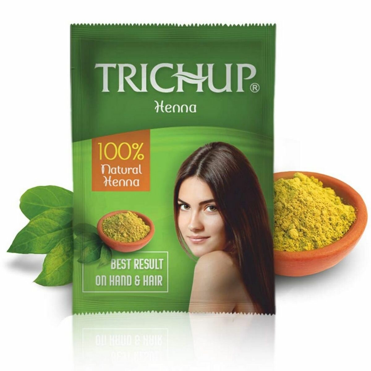 Хна для волос Vasu Trichup Henna Natural натуральная в порошке, 100 г