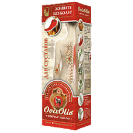 Овечье масло OvisOlio гель-бальзам для тела с экстрактом красного перца, 70 гр