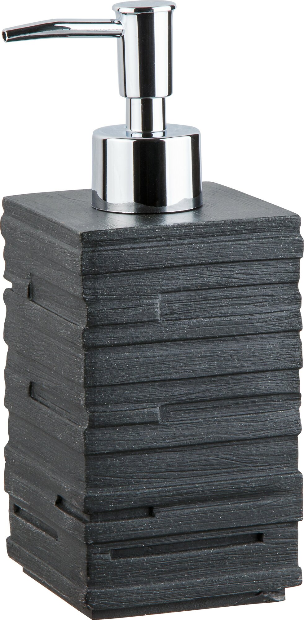 Дозатор для мыла PERFECTO LINEA Weathered Sand черный (35-151101)