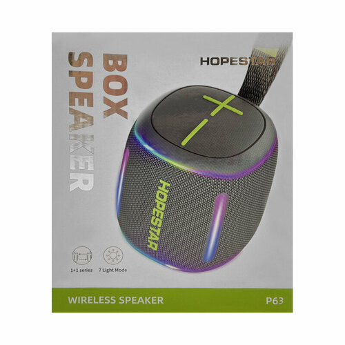 Портативная колонка Hopestar P63 серый 290400₽