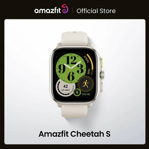 Новые смарт-часы Amazfit Cheetah Square ультратонкие двухдиапазонные GPS 150 спортивные смарт-часы с мониторингом режима 1598800₽