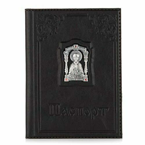 Обложка для паспорта АЛЬТМАСТЕР, черный