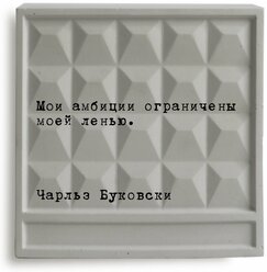 Миниатюра забора ПО-2 держатель для книг (букенд) Чарльз Буковски