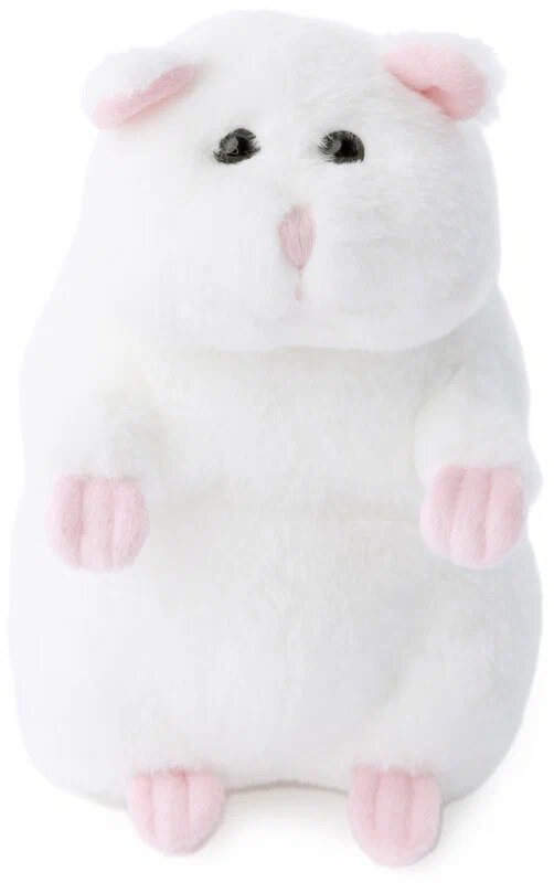 Мягкая игрушка Lapkin Хомяк, 20 см, белый AT365281